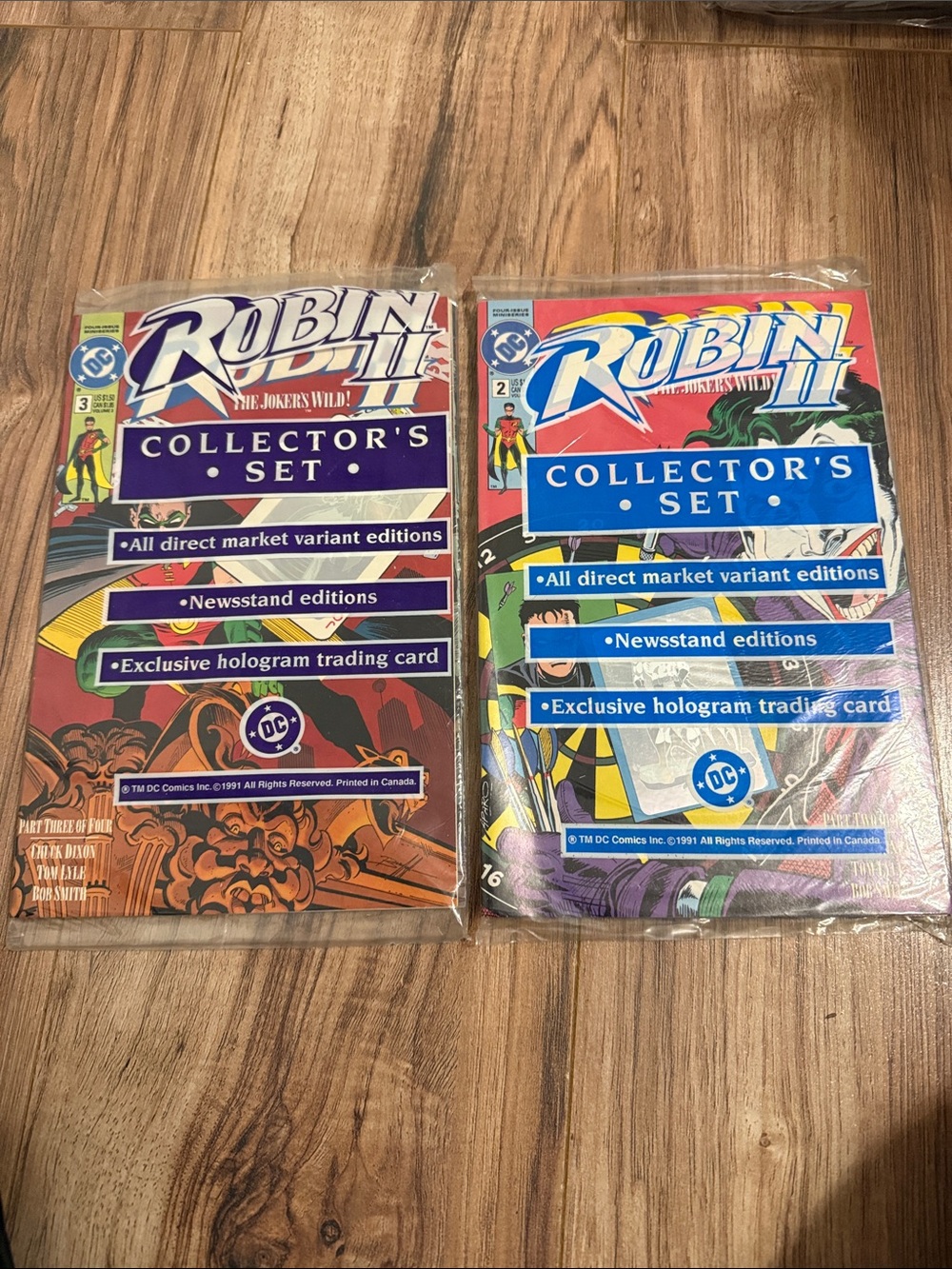 DC Robin II Collector's Set - Blue & Purple Covers factory sealed  never opened
